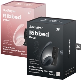 Виброяйцо Satisfyer Ribbed Petal