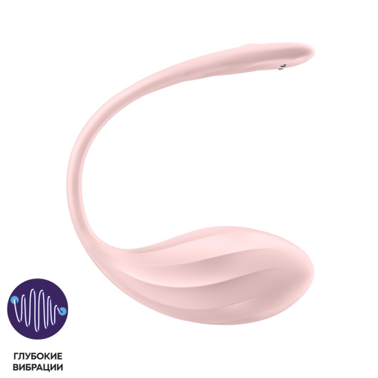 Виброяйцо Satisfyer Ribbed Petal