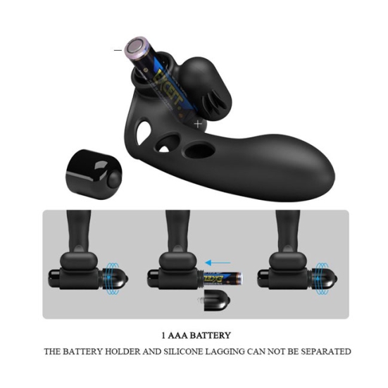 Вибронасадка на палец Pretty Love Orlando