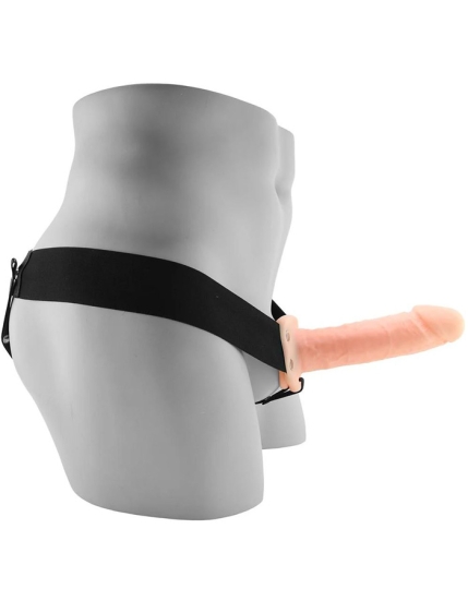 Страпон полый DR. Skin 7" Hollow Strap-On