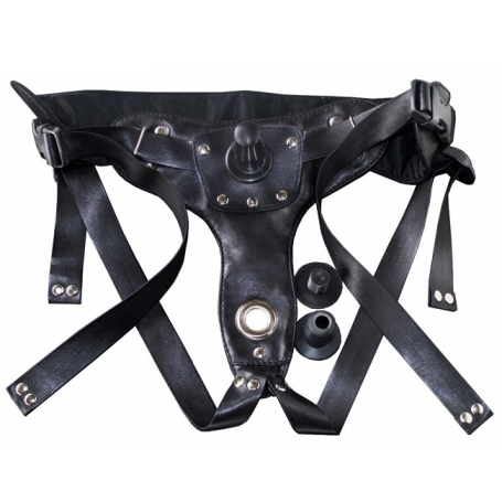 Страпон с 3 насадками Exotic-Sara