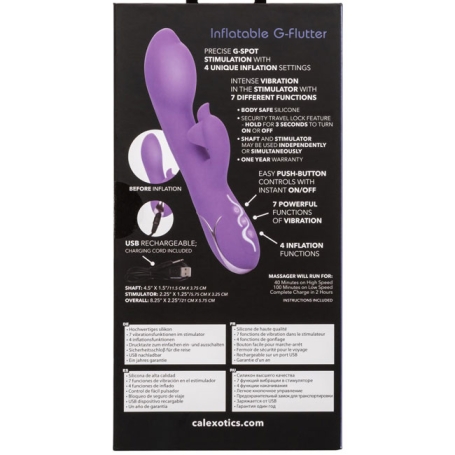 Вибратор Inflatable G-Flutter с расширением