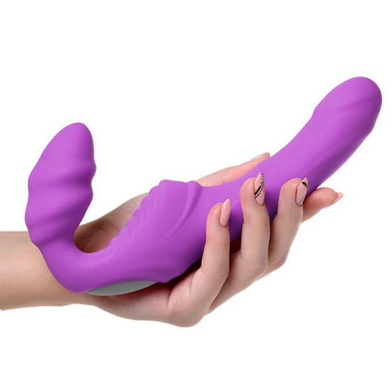 Страпон безремневой Double Dipper с вибрацией