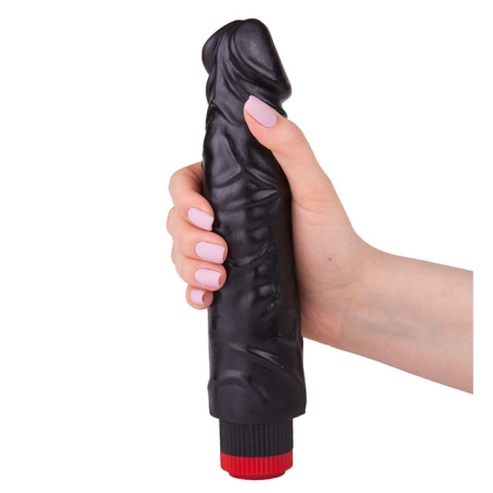 Чёрный фаллос-вибратор Lovetoy