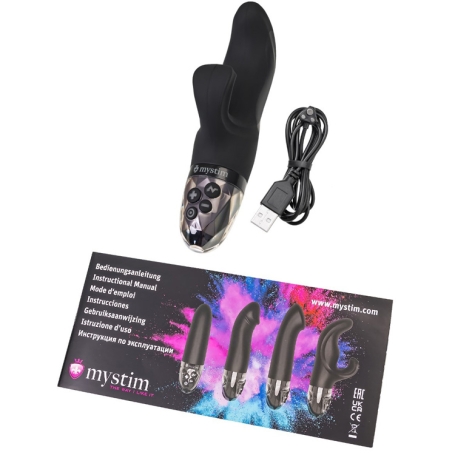 Вибратор с электростимуляцией Mystim Hop Hop Bob